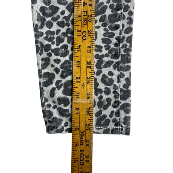 Ann Taylor LOFT Leopard Print Jeans Modern Skinny Ankle Pants Womens 8/10 - Picture 10 of 11